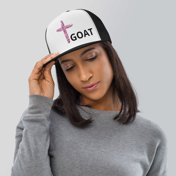 GOAT Block Trucker Cap Embroidered