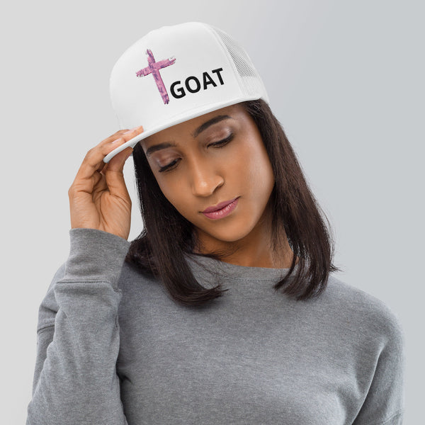 GOAT Block Trucker Cap Embroidered