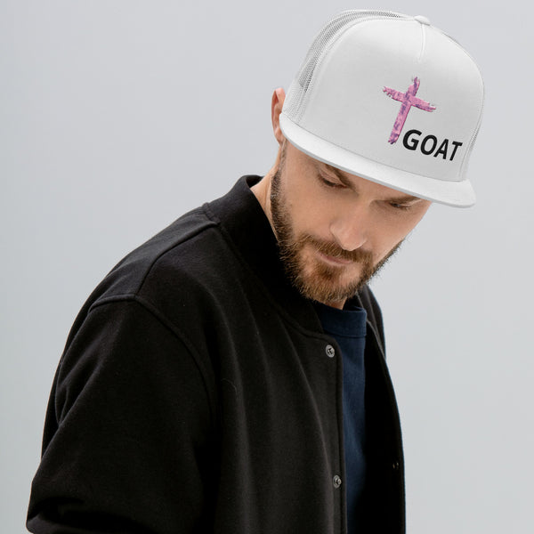 GOAT Block Trucker Cap Embroidered