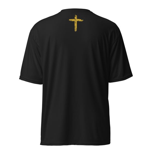 GOAT Gold Drifit Performance Crew Shirt