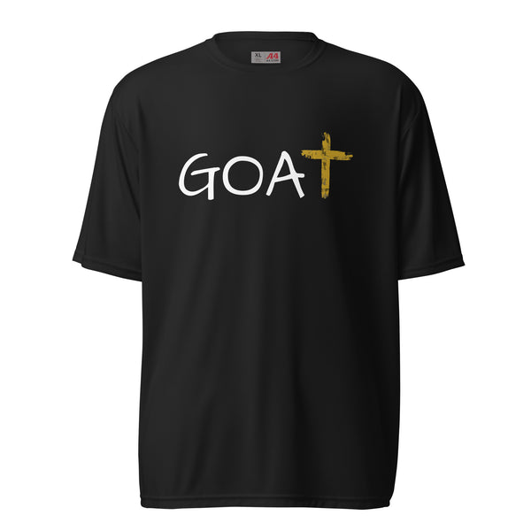 GOAT Gold Drifit Performance Crew Shirt