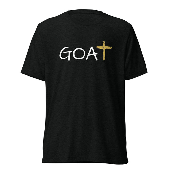 GOAT Gold Tri-Blend Form Fitting T-Shirt