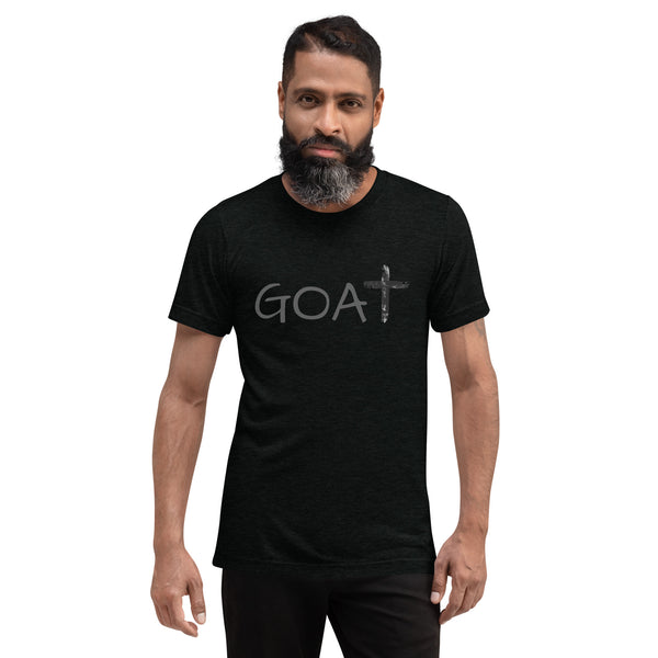 GOAT Midnight Tri-Blend Form Fitting T-Shirt